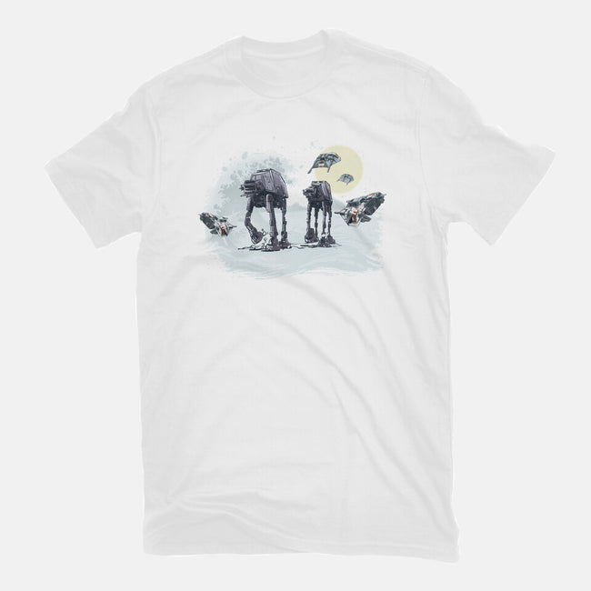 The Great Wave Of Snow-Mens-Basic-Tee-zascanauta