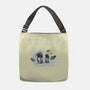 The Great Wave Of Snow-None-Adjustable Tote-Bag-zascanauta