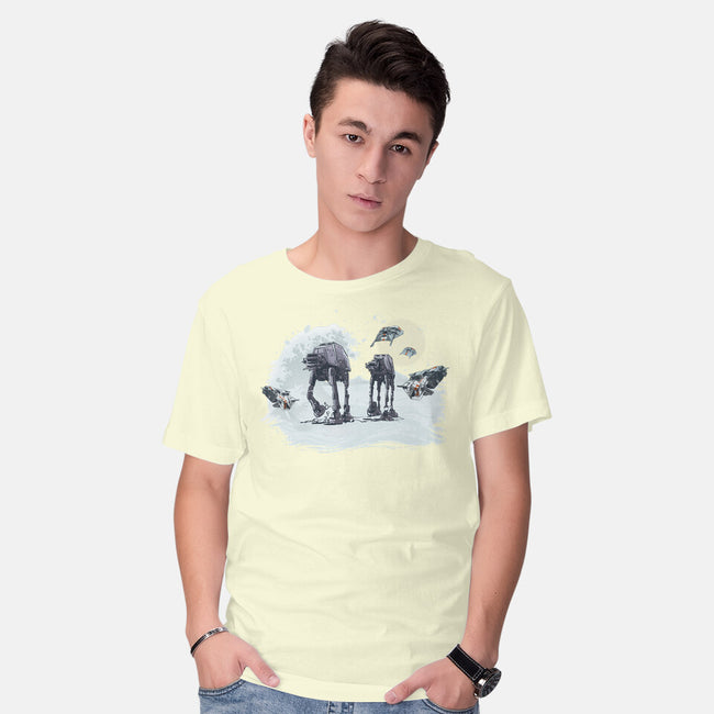 The Great Wave Of Snow-Mens-Basic-Tee-zascanauta