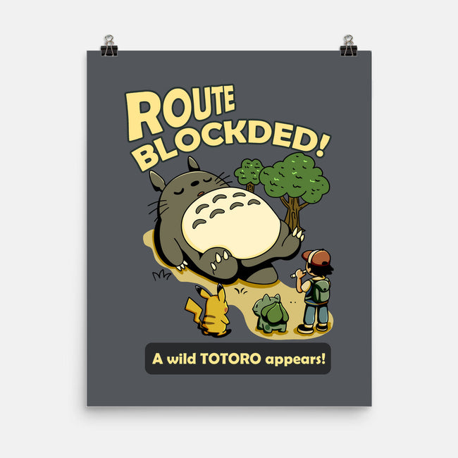 Route Blocked-None-Matte-Poster-JamesQJO