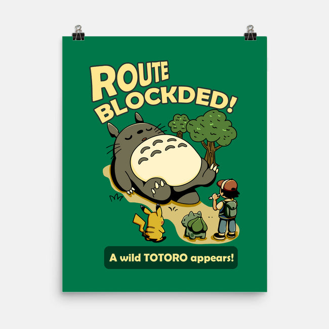 Route Blocked-None-Matte-Poster-JamesQJO