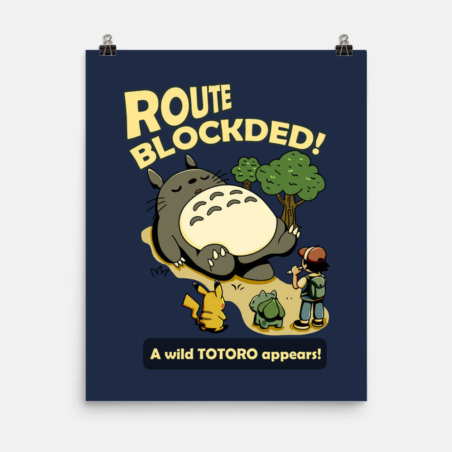 Route Blocked-None-Matte-Poster-JamesQJO