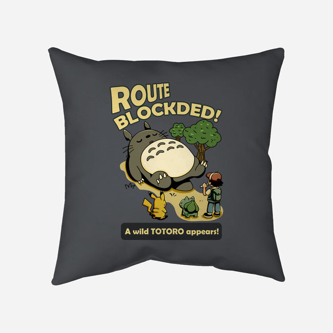 Route Blocked-None-Removable Cover w Insert-Throw Pillow-JamesQJO