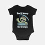 Don't Worry Be Grumpy-Baby-Basic-Onesie-NMdesign