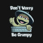 Don't Worry Be Grumpy-None-Glossy-Sticker-NMdesign
