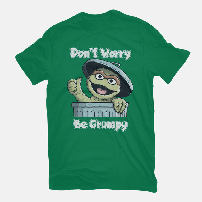 Don't Worry Be Grumpy-Mens-Basic-Tee-NMdesign