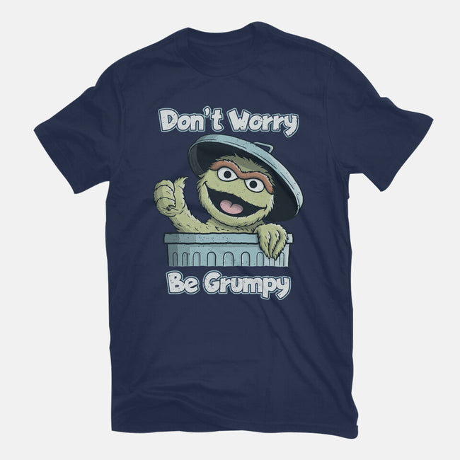 Don't Worry Be Grumpy-Unisex-Basic-Tee-NMdesign