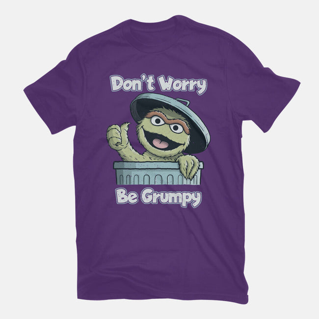 Don't Worry Be Grumpy-Mens-Basic-Tee-NMdesign