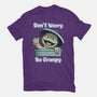 Don't Worry Be Grumpy-Womens-Basic-Tee-NMdesign