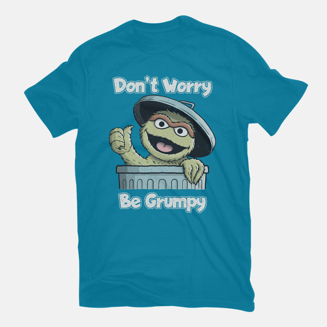 Don't Worry Be Grumpy-Mens-Basic-Tee-NMdesign