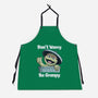 Don't Worry Be Grumpy-Unisex-Kitchen-Apron-NMdesign