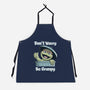 Don't Worry Be Grumpy-Unisex-Kitchen-Apron-NMdesign