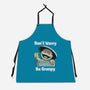 Don't Worry Be Grumpy-Unisex-Kitchen-Apron-NMdesign