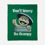 Don't Worry Be Grumpy-None-Fleece-Blanket-NMdesign