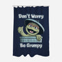 Don't Worry Be Grumpy-None-Polyester-Shower Curtain-NMdesign