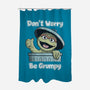 Don't Worry Be Grumpy-None-Polyester-Shower Curtain-NMdesign
