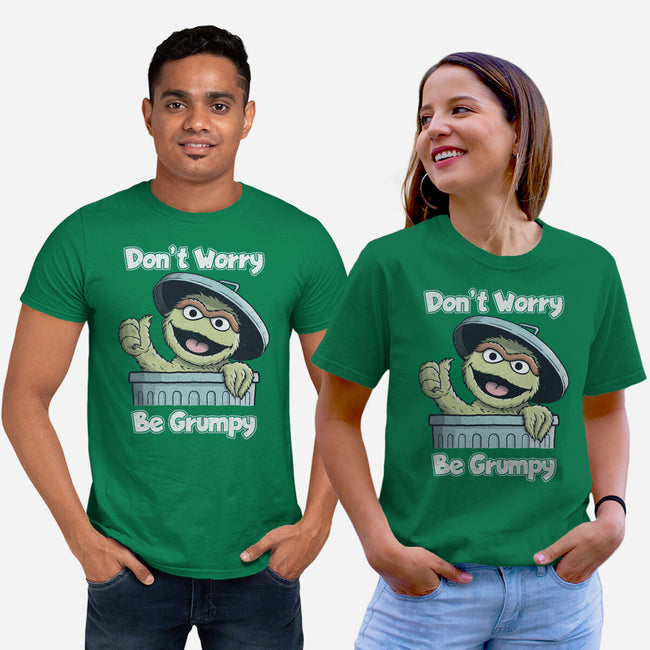Don't Worry Be Grumpy-Unisex-Basic-Tee-NMdesign