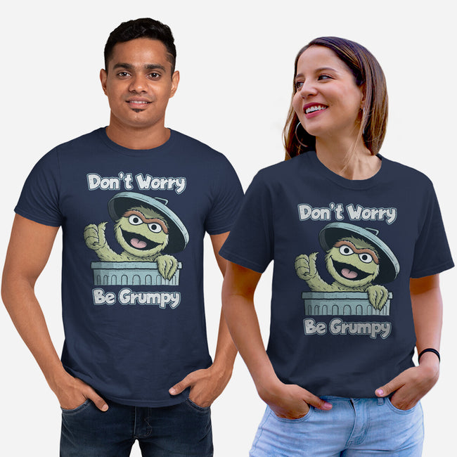 Don't Worry Be Grumpy-Unisex-Basic-Tee-NMdesign