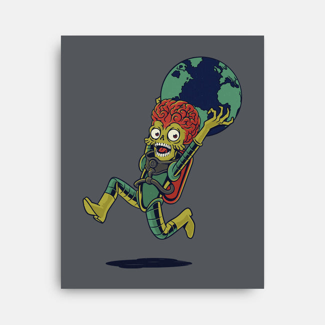 Take The Earth And Run-None-Stretched-Canvas-Popnotic