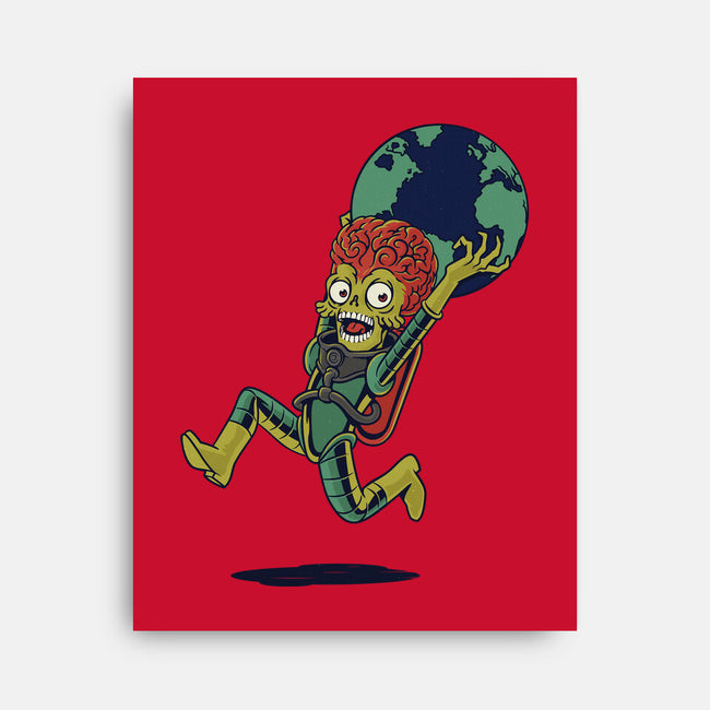 Take The Earth And Run-None-Stretched-Canvas-Popnotic