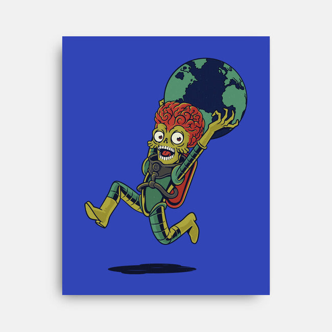 Take The Earth And Run-None-Stretched-Canvas-Popnotic