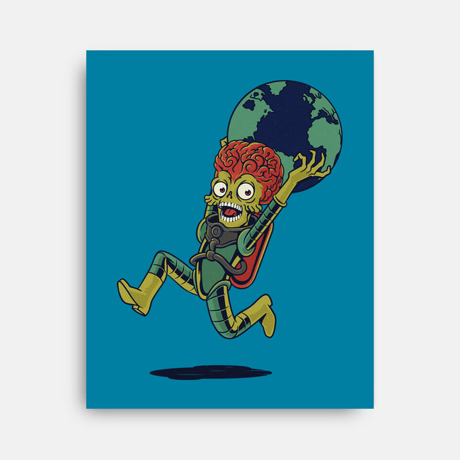 Take The Earth And Run-None-Stretched-Canvas-Popnotic