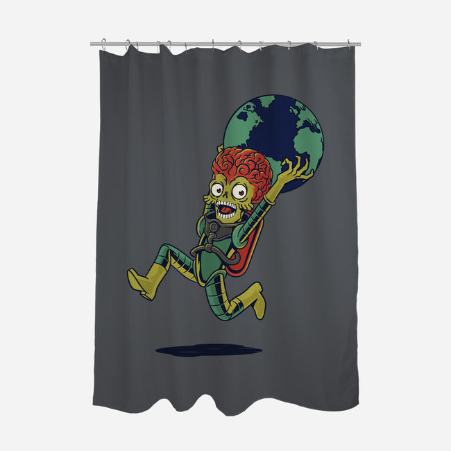 Take The Earth And Run-None-Polyester-Shower Curtain-Popnotic