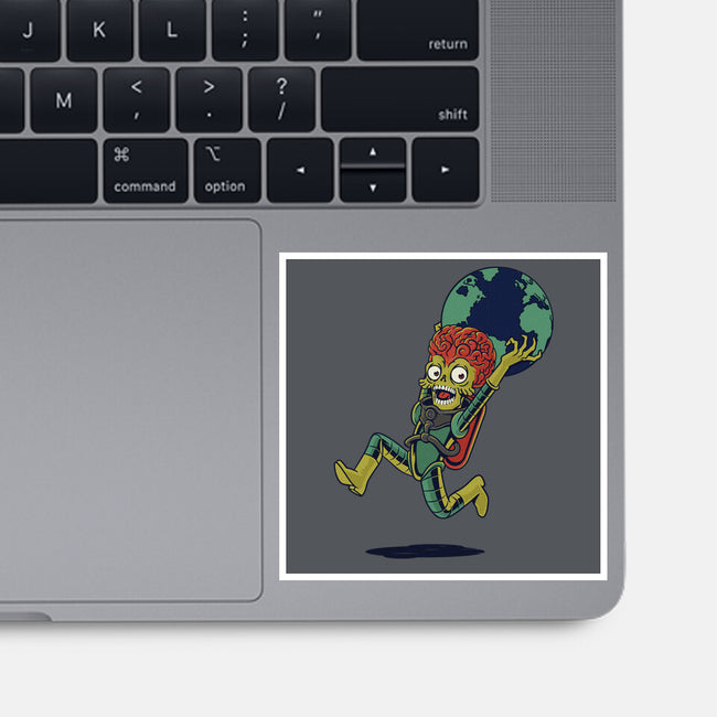 Take The Earth And Run-None-Glossy-Sticker-Popnotic