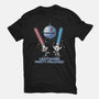 Lightsaber Party Palooza-Womens-Basic-Tee-Lorets