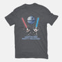 Lightsaber Party Palooza-Mens-Basic-Tee-Lorets