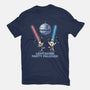 Lightsaber Party Palooza-Womens-Basic-Tee-Lorets