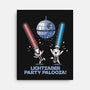 Lightsaber Party Palooza-None-Stretched-Canvas-Lorets