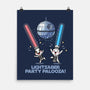 Lightsaber Party Palooza-None-Matte-Poster-Lorets