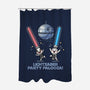 Lightsaber Party Palooza-None-Polyester-Shower Curtain-Lorets