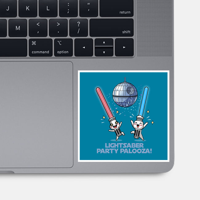 Lightsaber Party Palooza-None-Glossy-Sticker-Lorets