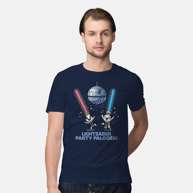 Lightsaber Party Palooza-Mens-Premium-Tee-Lorets