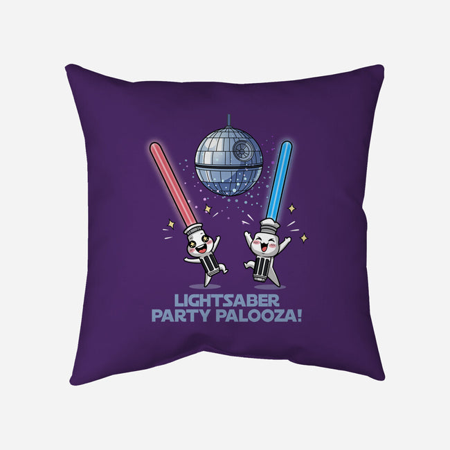 Lightsaber Party Palooza-None-Removable Cover w Insert-Throw Pillow-Lorets