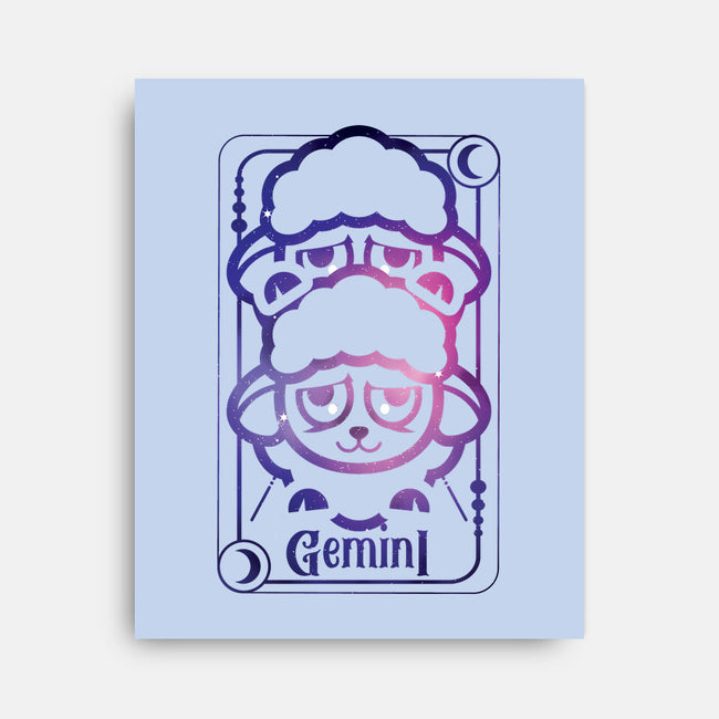Gemini Galaxy Sign-None-Stretched-Canvas-jrberger