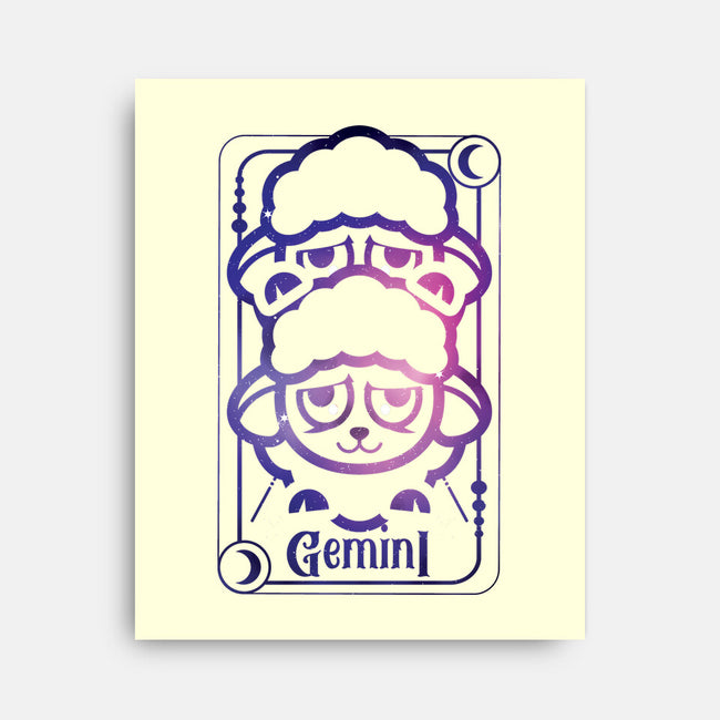 Gemini Galaxy Sign-None-Stretched-Canvas-jrberger