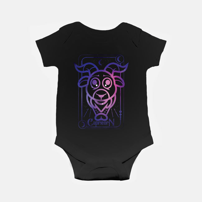 Capricorn Galaxy Sign-Baby-Basic-Onesie-jrberger