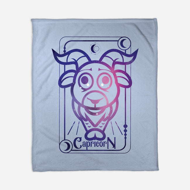 Capricorn Galaxy Sign-None-Fleece-Blanket-jrberger