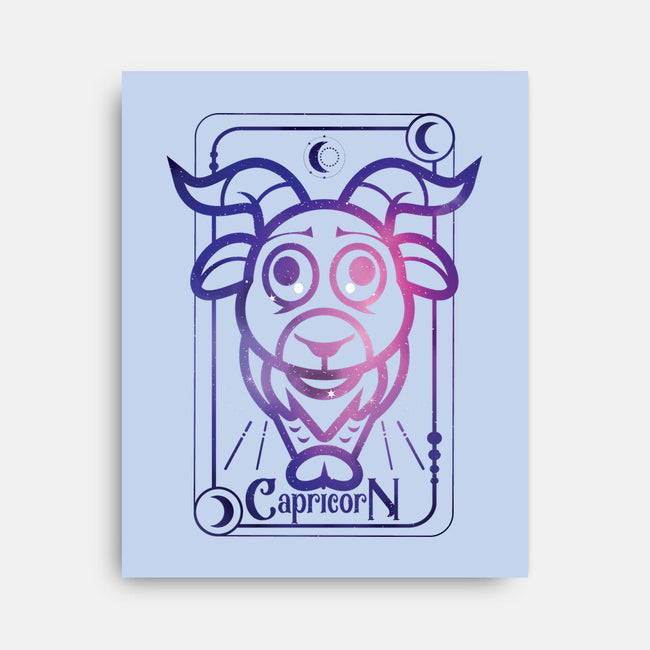 Capricorn Galaxy Sign-None-Stretched-Canvas-jrberger