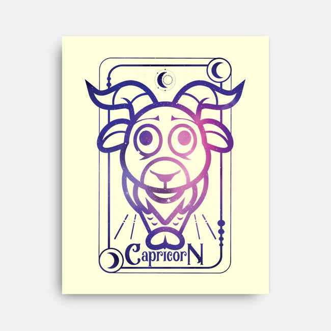Capricorn Galaxy Sign-None-Stretched-Canvas-jrberger