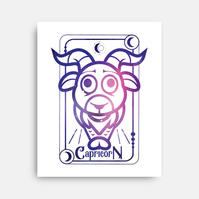 Capricorn Galaxy Sign-None-Stretched-Canvas-jrberger