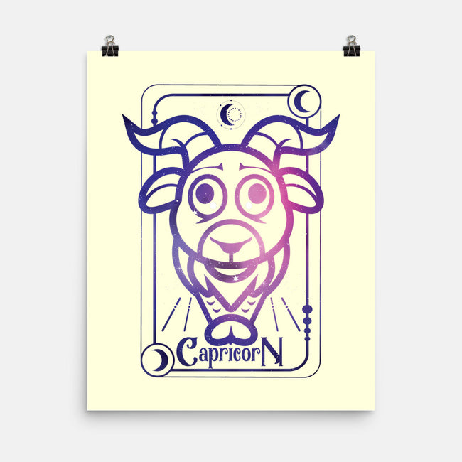 Capricorn Galaxy Sign-None-Matte-Poster-jrberger