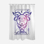Capricorn Galaxy Sign-None-Polyester-Shower Curtain-jrberger