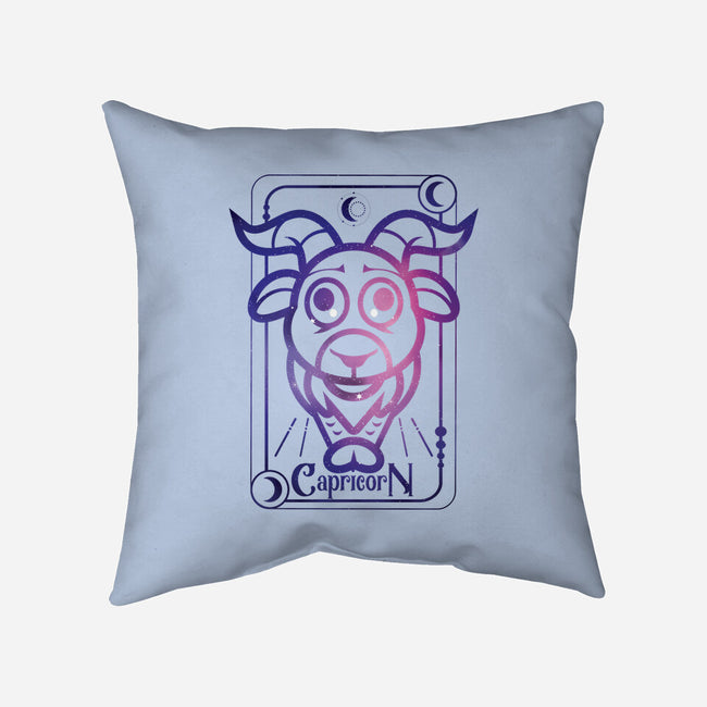 Capricorn Galaxy Sign-None-Removable Cover w Insert-Throw Pillow-jrberger