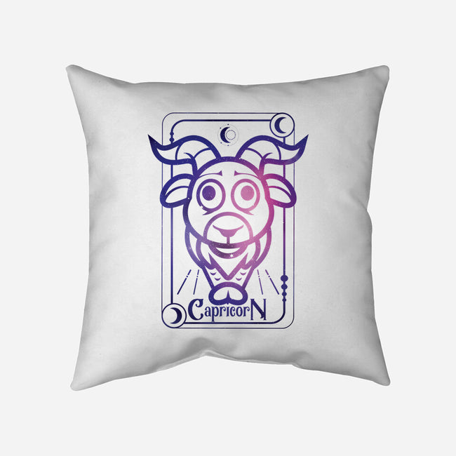 Capricorn Galaxy Sign-None-Removable Cover w Insert-Throw Pillow-jrberger