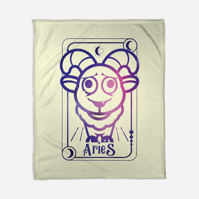 Aries Galaxy Sign-None-Fleece-Blanket-jrberger