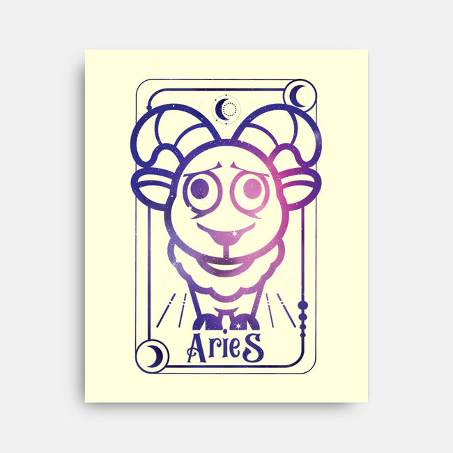 Aries Galaxy Sign-None-Stretched-Canvas-jrberger